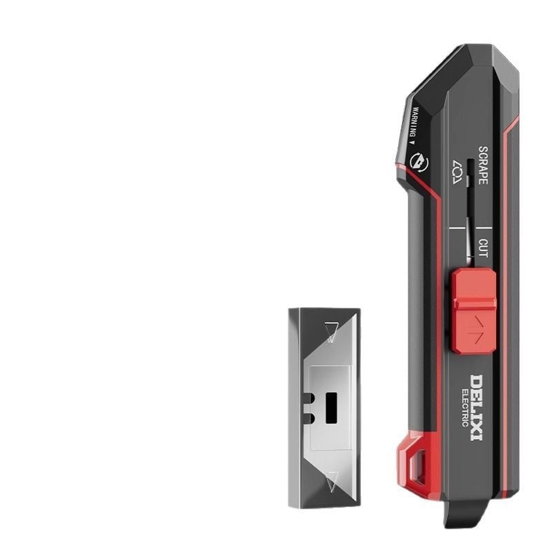 Deli Electric nehéz használatú tapéta kés, 2 az 1-ben átalakítható penge, rozsdamentes acél