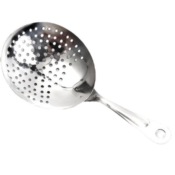 Rozsdamentes acélból készült 100-lyukas jégszűrő koktélokhoz — jégszűrő, modern minimalist dizájn