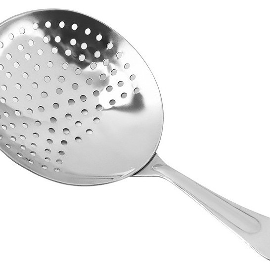 Rozsdamentes acélból készült 100-lyukas jégszűrő koktélokhoz — jégszűrő, modern minimalist dizájn