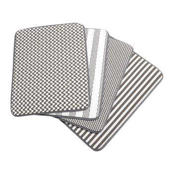 Covoraș de bucătărie din microfibră, pătrat, stil Nordic, calitate premium