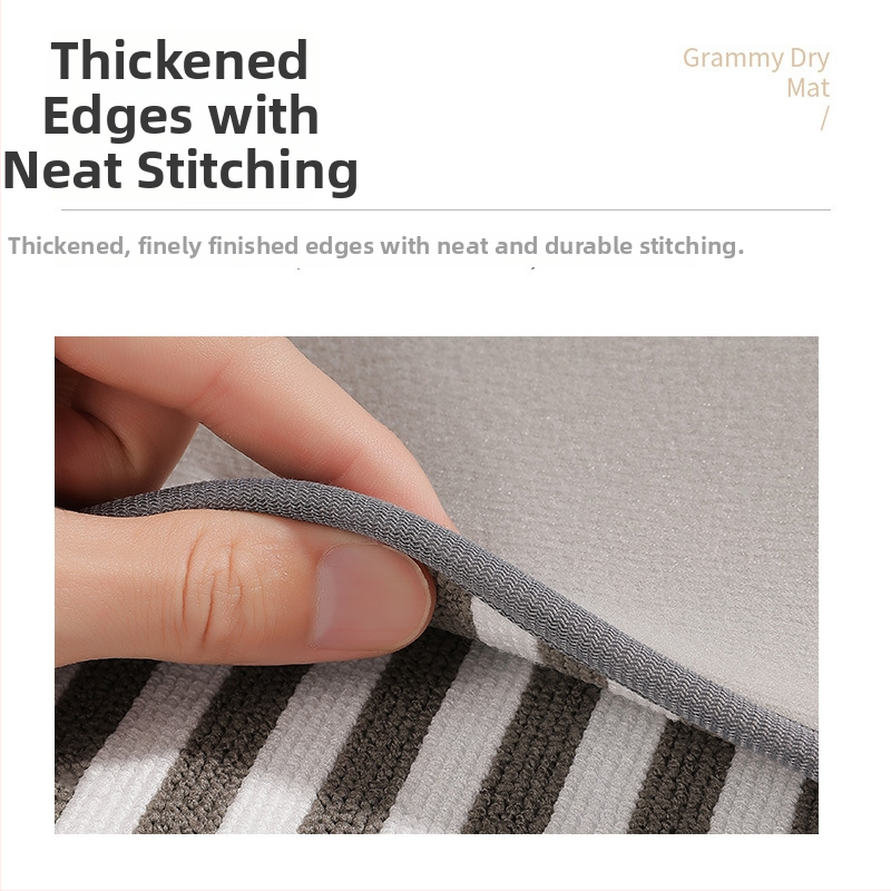 Kuchynská mikrovláknová podložka na sušenie, štvorcový tvar, Nordic štýl, jednofarebný vzor, prémiová kvalita