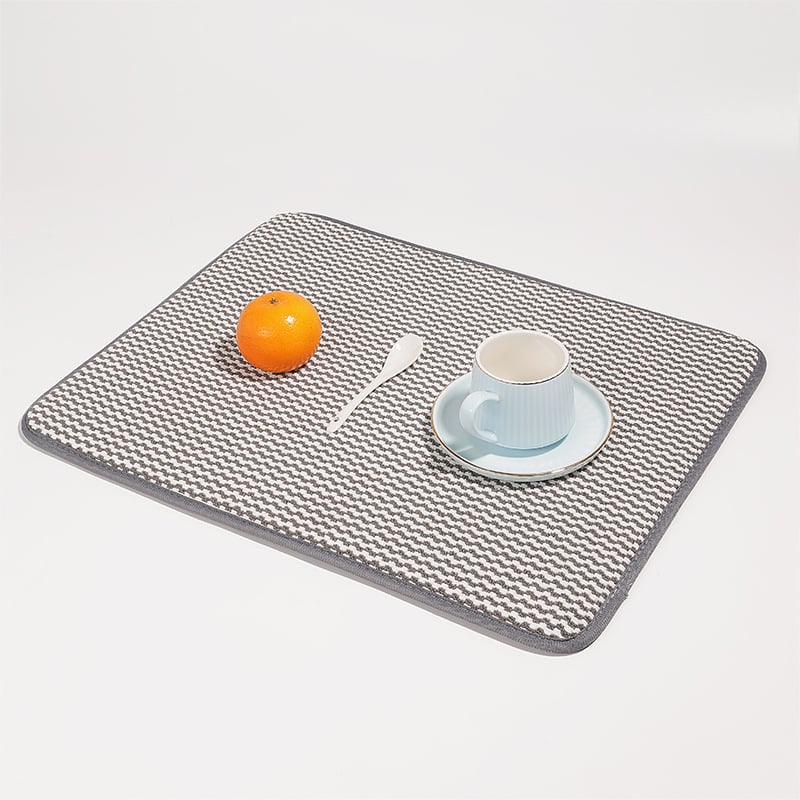 Covoraș de bucătărie din microfibră, pătrat, stil Nordic, calitate premium