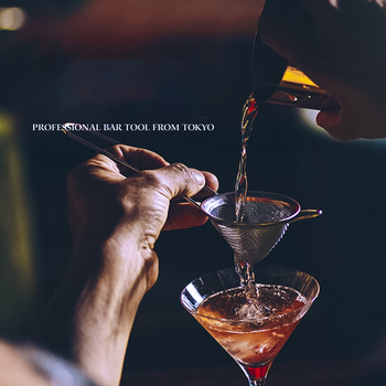 Filtru de cocktail din oțel inoxidabil 304, formă triunghiulară, cu deflector pentru gheață