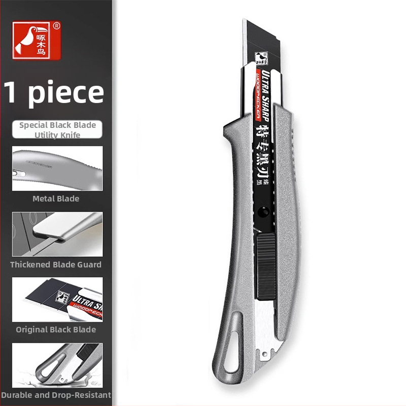Woodpecker FD-7810 industrijski veliki nož za tapete, tijelo od aluminijske legure, teški, oštrica 158×38, neto težina 50