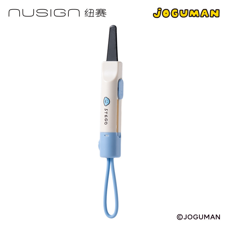 Nazubljeni otvarač kutija NS066, materijal metal+ABS, ukupna duljina 135 mm, oštrica 135×20 mm