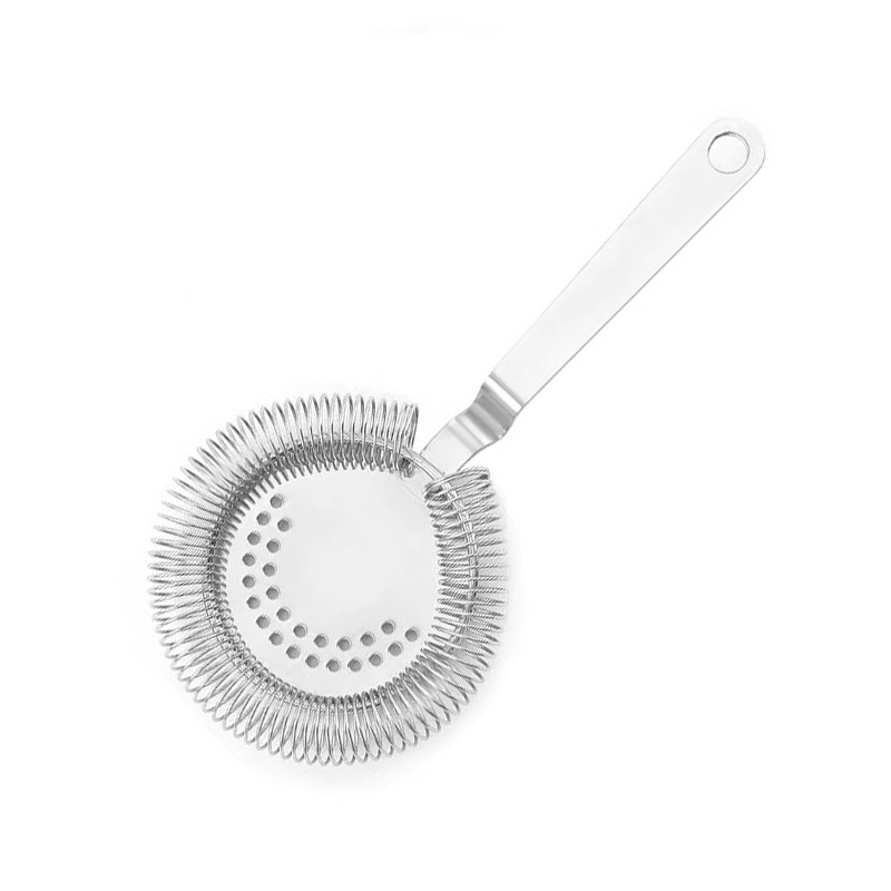 Ανοξείδωτο ατσάλι κοκτέιλ φίλτρο πάγου, επαγγελματικό εργαλείο μπαρ, μοντέρνου μινιμαλιστικού στυλ, βάρος 100 g, συσκευασία μονή