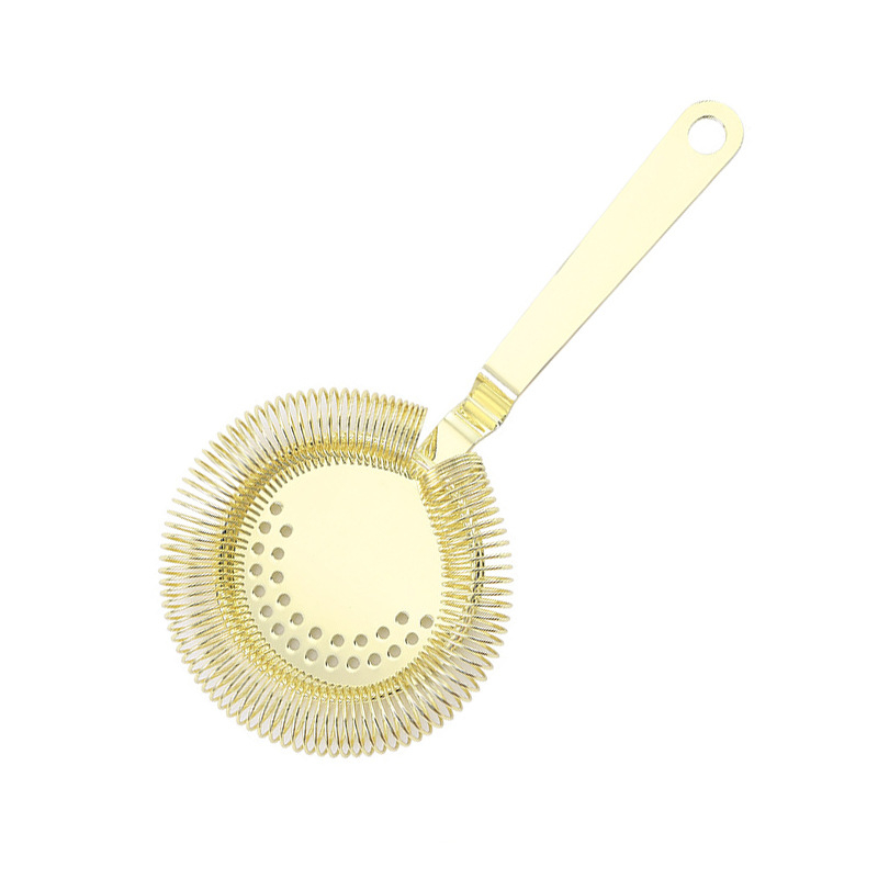 Ανοξείδωτο ατσάλι κοκτέιλ φίλτρο πάγου, επαγγελματικό εργαλείο μπαρ, μοντέρνου μινιμαλιστικού στυλ, βάρος 100 g, συσκευασία μονή