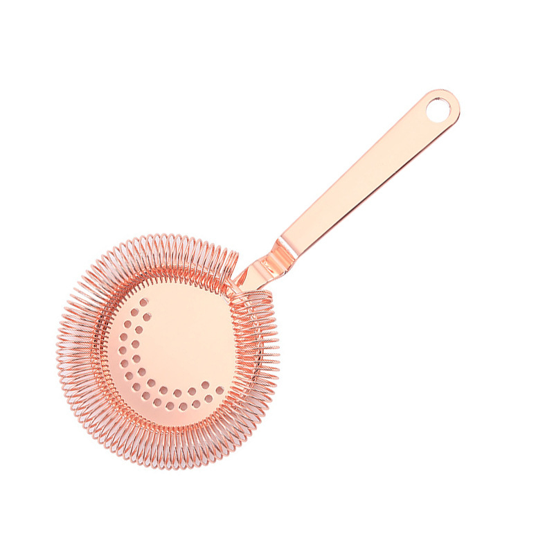 Ανοξείδωτο ατσάλι κοκτέιλ φίλτρο πάγου, επαγγελματικό εργαλείο μπαρ, μοντέρνου μινιμαλιστικού στυλ, βάρος 100 g, συσκευασία μονή