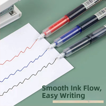 Sada gelových pier z plastu, na denník, maľovanie a písanie; 12 kusov v balení