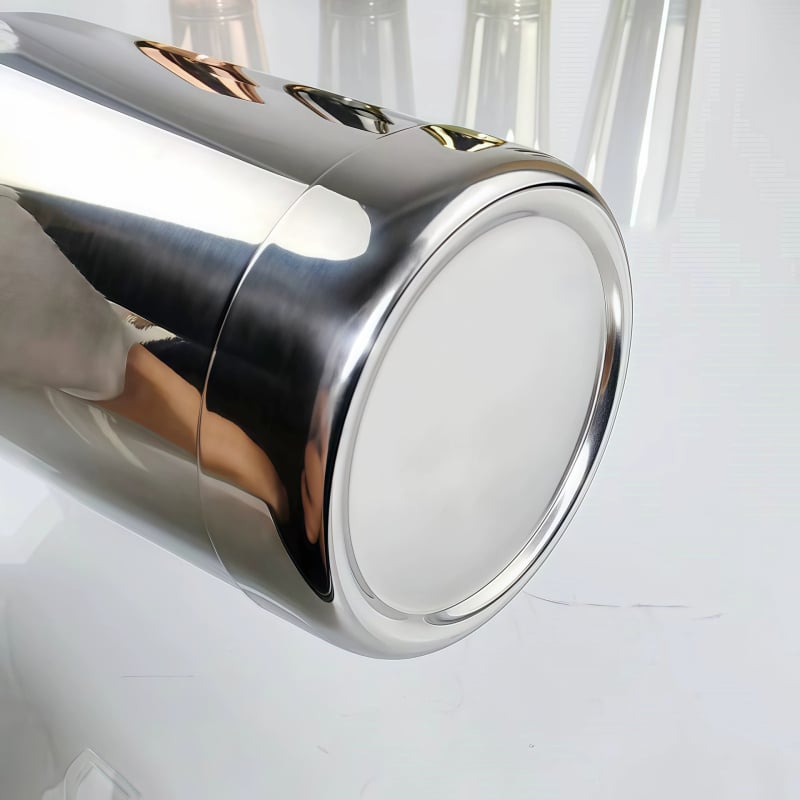 Boston koktél shaker rozsdamentes acélból | modern minimál stílus; logó nyomtatás lehetséges; Creative márka (Vastagság 0,7 mm; Súly 410 g; Anyag: rozsdamentes acél)