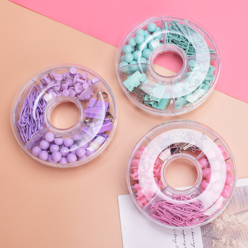 Μεταλλικός μακρύς κάτοχος εισιτηρίων — σετ που περιλαμβάνει 40 κλιπ χαρτιού 28mm και 5 κλιπ εισιτηρίων 19mm