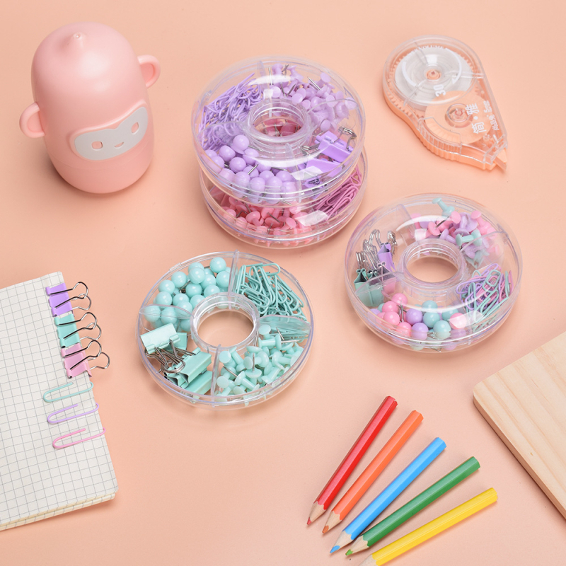 Μεταλλικός μακρύς κάτοχος εισιτηρίων — σετ που περιλαμβάνει 40 κλιπ χαρτιού 28mm και 5 κλιπ εισιτηρίων 19mm