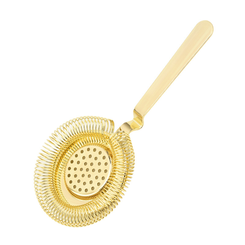 Hawthorne-stílusú koktél szűrő rozsdamentes acél hálós szűrő – Riphel, Modern minimalizmus, Tömeg 105 g