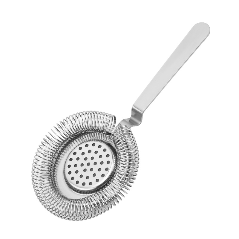 Hawthorne-stílusú koktél szűrő rozsdamentes acél hálós szűrő – Riphel, Modern minimalizmus, Tömeg 105 g