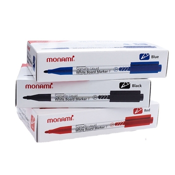 Monami 05029 Marker za ploču, vodno-baziran, s filc vrhom, izbrisiv, debljina linije 1,3 mm