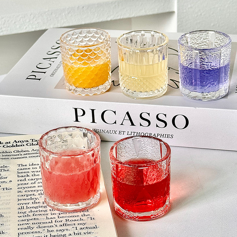 Two bars szeszes italt pohár, üveg, kapacitás 1–100 ml, modern egyszerű stílus, egyedi csomagolás