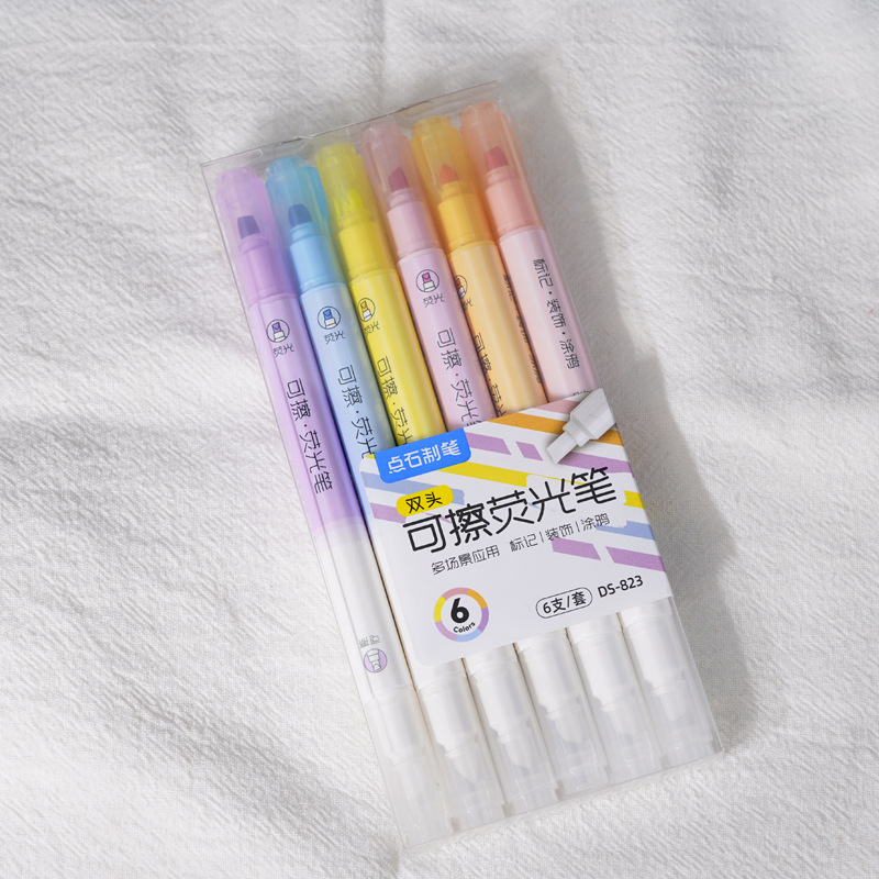 Dotted Stone DS-823 Törölhető, kétoldalas kiemelő Toll