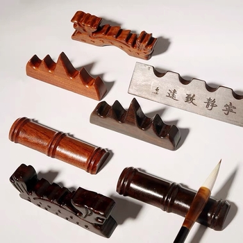 Suport pix cu formă de dragon Zhao Bizhuang, catalpa mahogany, model 3425423, logo imprimat, fără personalizare, neimportat