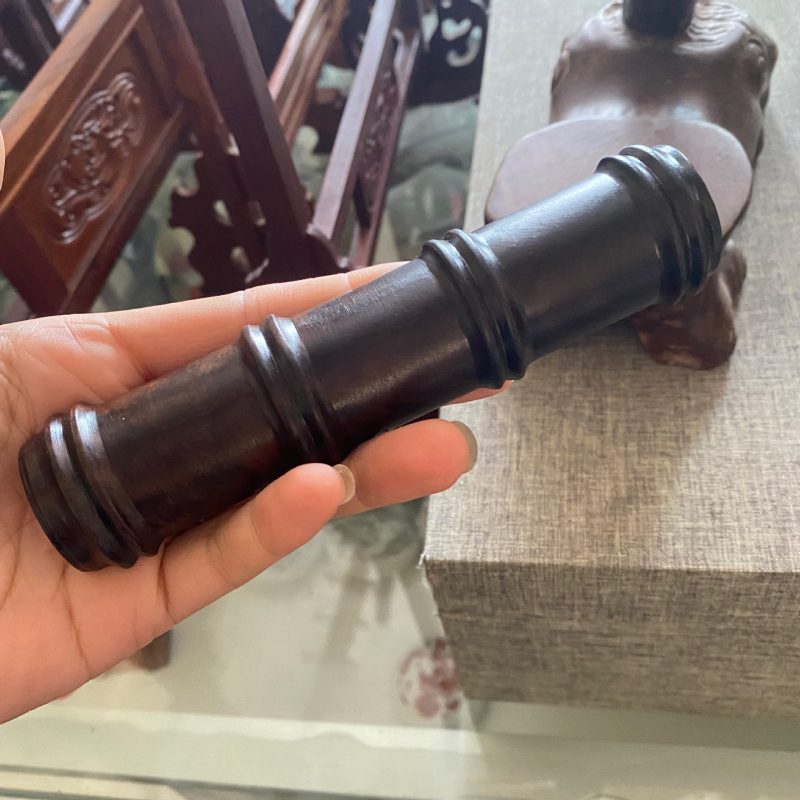 Suport pix cu formă de dragon Zhao Bizhuang, catalpa mahogany, model 3425423, logo imprimat, fără personalizare, neimportat