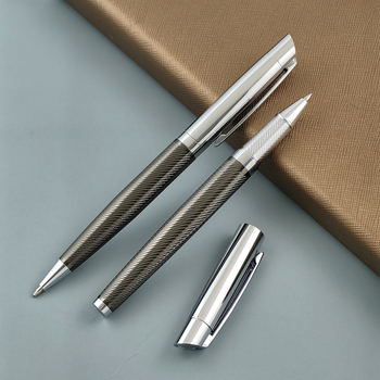 Fém golyóstoll virág gravírozással, 0.7–1.0 mm tollhegy, SY-533, egyedi logó nyomtatás