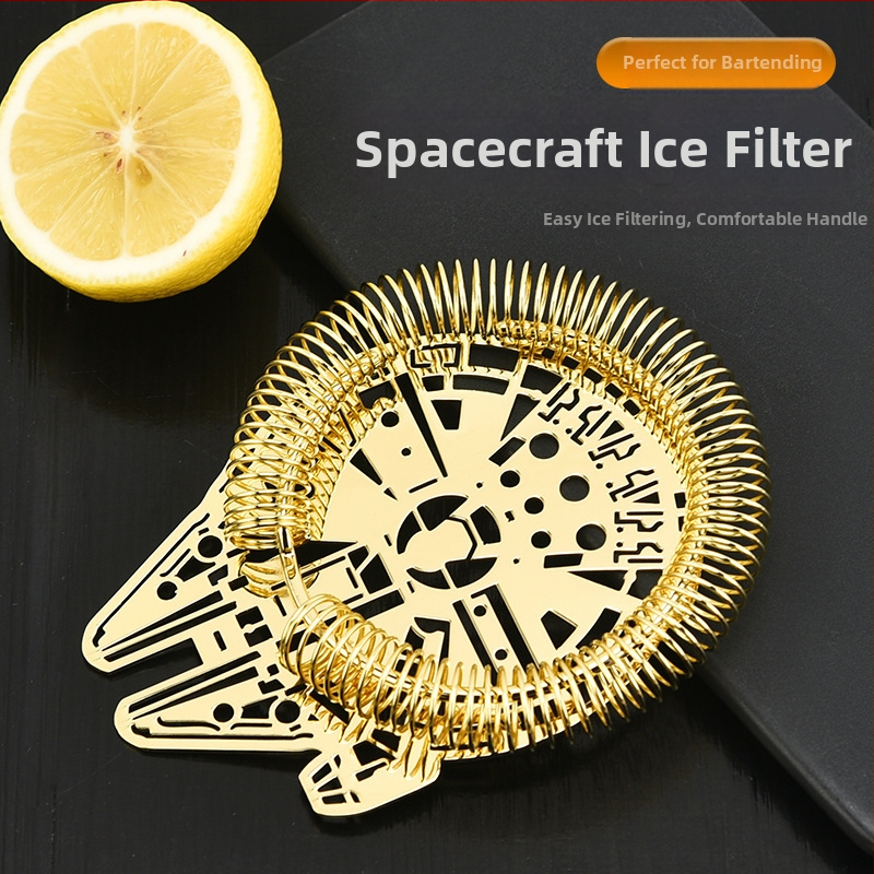 Nerezový filter na ľadové kocky a separátor vína pre bartenderov, moderný minimalistický štýl, prvotriedna kvalita, jednotkové balenie