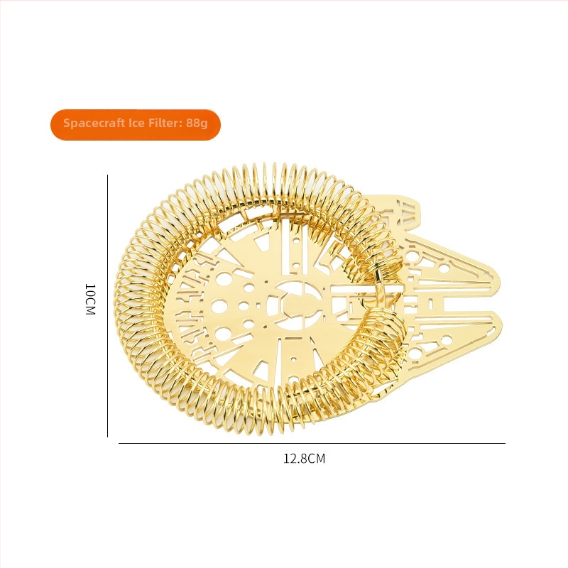 Nerezový filter na ľadové kocky a separátor vína pre bartenderov, moderný minimalistický štýl, prvotriedna kvalita, jednotkové balenie
