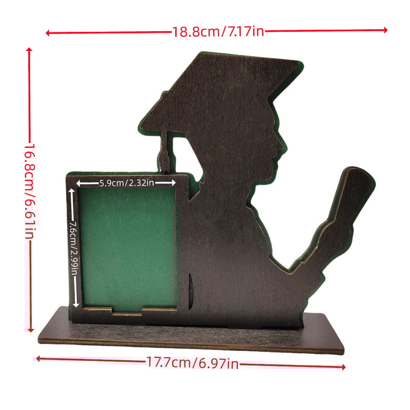 Дървена фоторамка за дипломиране, Xinrui марка, дърво като материал, модел Graduation season ornaments, печат на лого, персонализирана обработка