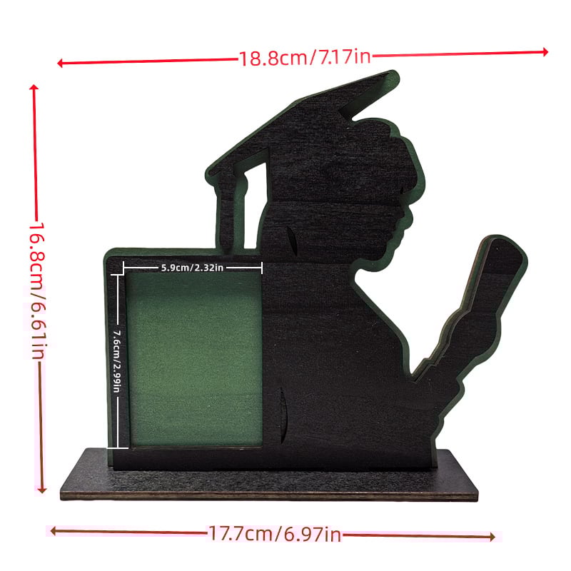 Дървена фоторамка за дипломиране, Xinrui марка, дърво като материал, модел Graduation season ornaments, печат на лого, персонализирана обработка