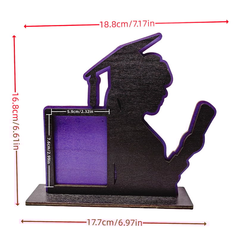 Дървена фоторамка за дипломиране, Xinrui марка, дърво като материал, модел Graduation season ornaments, печат на лого, персонализирана обработка