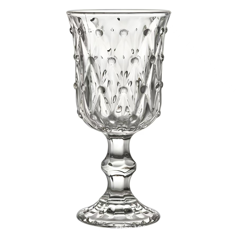 Čaša za vino | Marka: Jingli square; Materijal: Staklo; Stil: Moderan i minimalistički; Ispis logotipa: Da; Pakiranje: Kutija od kartona