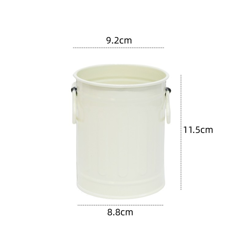 Държач за писалки за бюро, метален, кръгъл, Fool beauty — настолен органайзер за канцеларски принадлежности