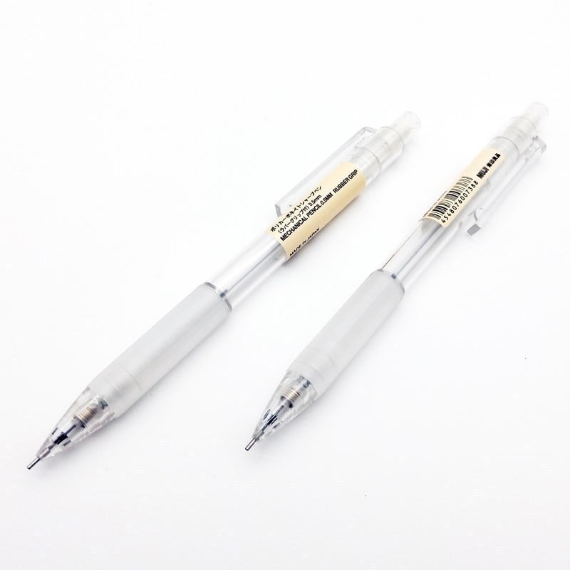 Muji mehanička olovka s prozirnim kućištem, model 007388, plastično kućište, za pisanje