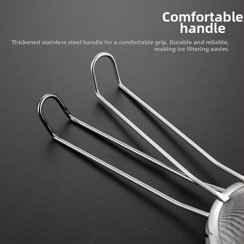 Nerezové oceľové trojuholníkové sitko na filtráciu, kuželovitý tvar, barový nástroj, 1 ks