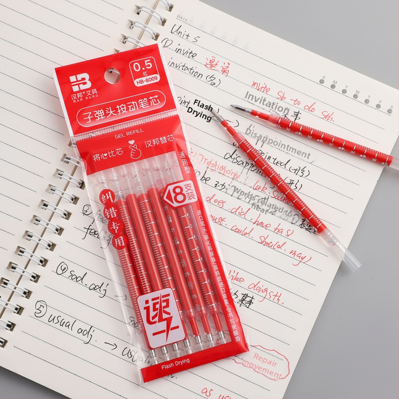 Hanbang Hb-8009 Náhradná náplň do pera, 0,5 mm, plast, na písanie