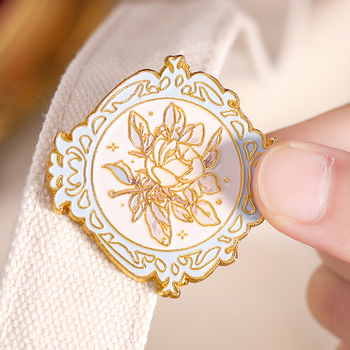 Joyful μεταλλικό κλιπ γραφείου με ανάγλυφο σχέδιο