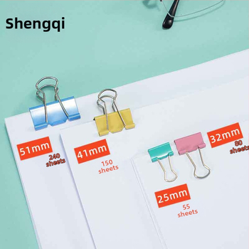 Shengqi šareni Morandi klipovi za mape s dugim repom, set 3/4/5 i 4/5/6