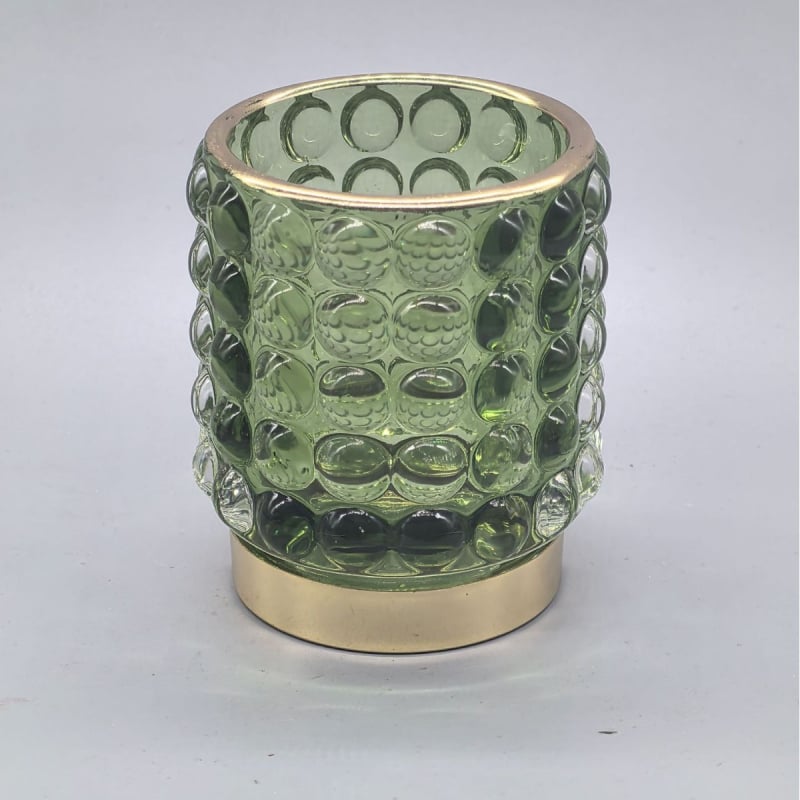 Стъклен държач за моливи и четки, кръгла форма, Nothing, модел Brush Barrel 1000, без лого, персонализируем