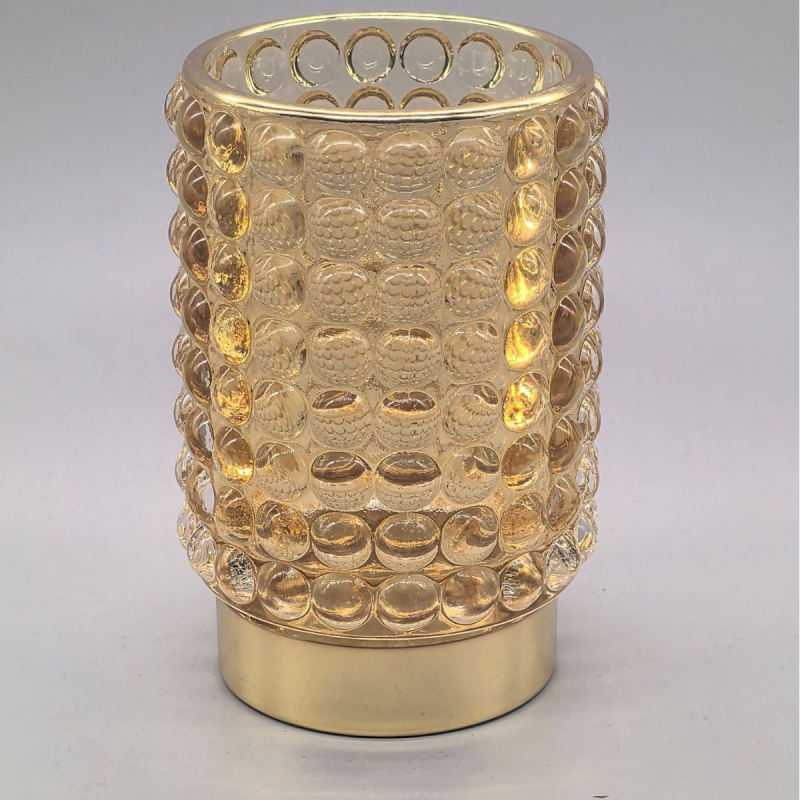 Стъклен държач за моливи и четки, кръгла форма, Nothing, модел Brush Barrel 1000, без лого, персонализируем