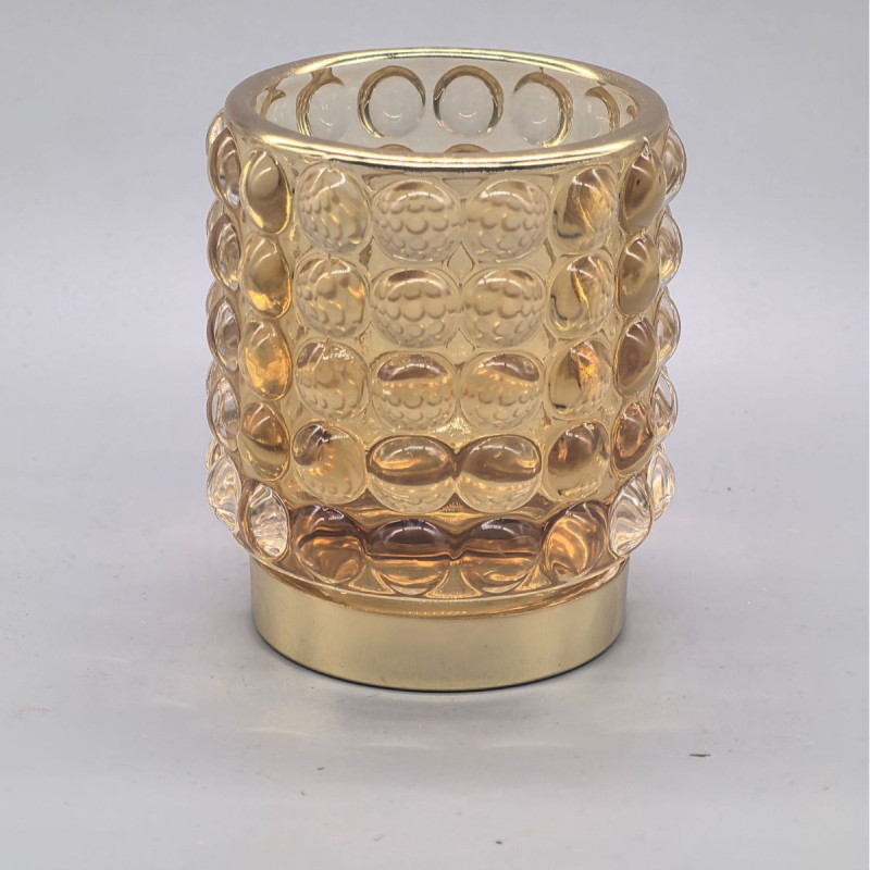 Стъклен държач за моливи и четки, кръгла форма, Nothing, модел Brush Barrel 1000, без лого, персонализируем