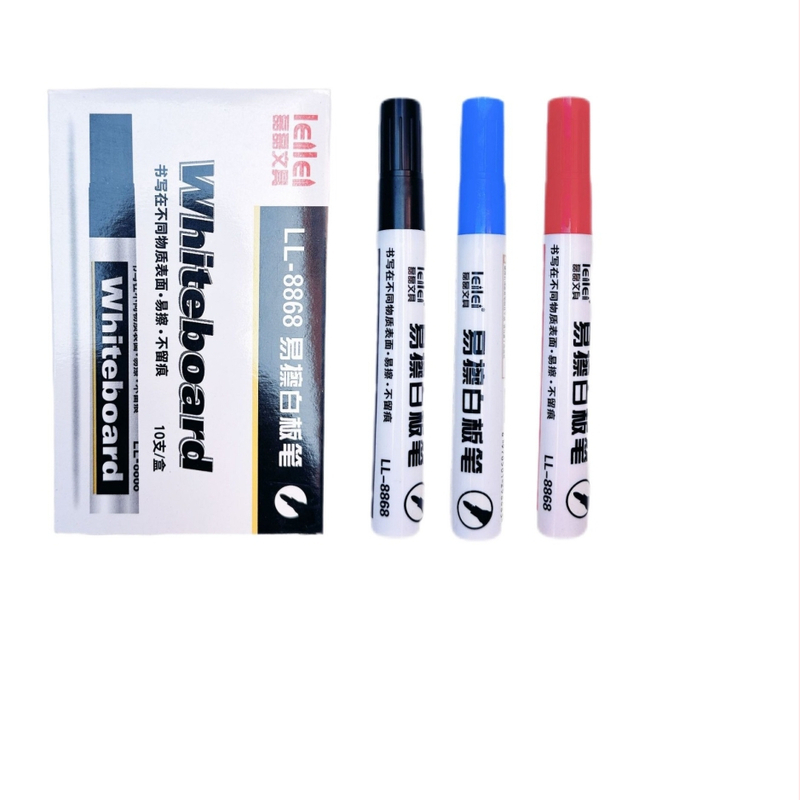 Marker na bielu tabuľu Leilei Stationery, Kód produktu Chunle CL-588, Model 0415-9, Plastové telo, Šírka čiary 3 mm, Balené v krabici