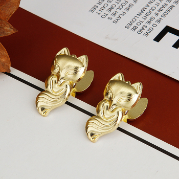 Μεταλλικός κλιπ ημερολογίου με σχέδιο αλεπούς – κλιπ για σημειώσεις και αρχεία, ανθεκτικό γραφείο