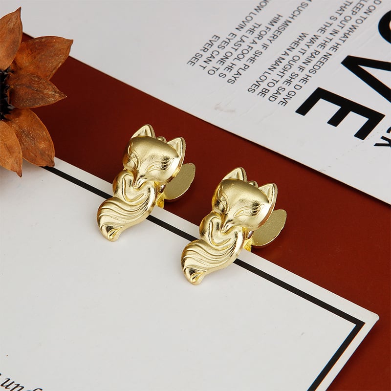 Μεταλλικός κλιπ ημερολογίου με σχέδιο αλεπούς – κλιπ για σημειώσεις και αρχεία, ανθεκτικό γραφείο