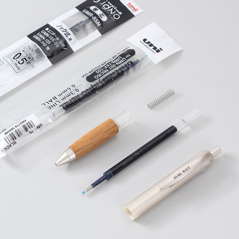 Mitsubishi UMN-515 gel pero u japanskom stilu, neizbrisivo, tijelo od smole i Oak handshake, vrh 0,5 mm, vrh od nehrđajućeg čelika