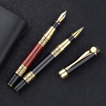 Jingjia Metalno pero JP0530 s imitacijom drveta, rotacijski sustav upijanja tinte, iridijski vrh, prilagodba logotipa za poslovne darove
