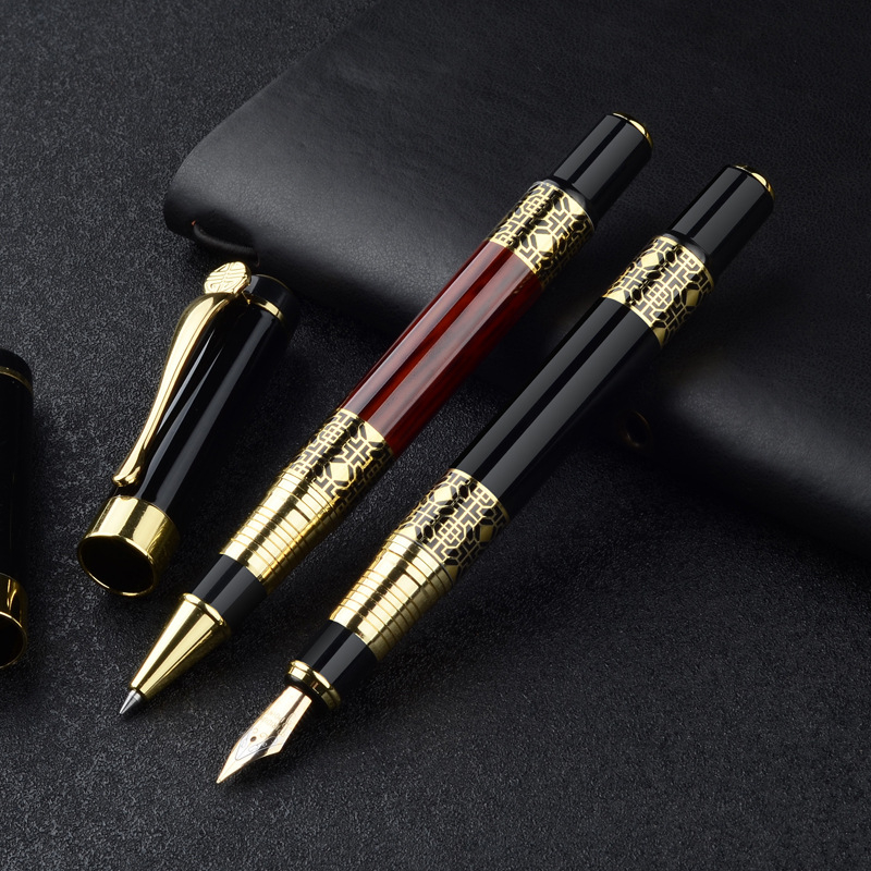 Jingjia Metalno pero JP0530 s imitacijom drveta, rotacijski sustav upijanja tinte, iridijski vrh, prilagodba logotipa za poslovne darove