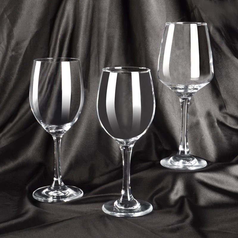 Kristalni set čaša za vino, europski stil, jednostavan dizajn, mogućnost prilagođenog logotipa