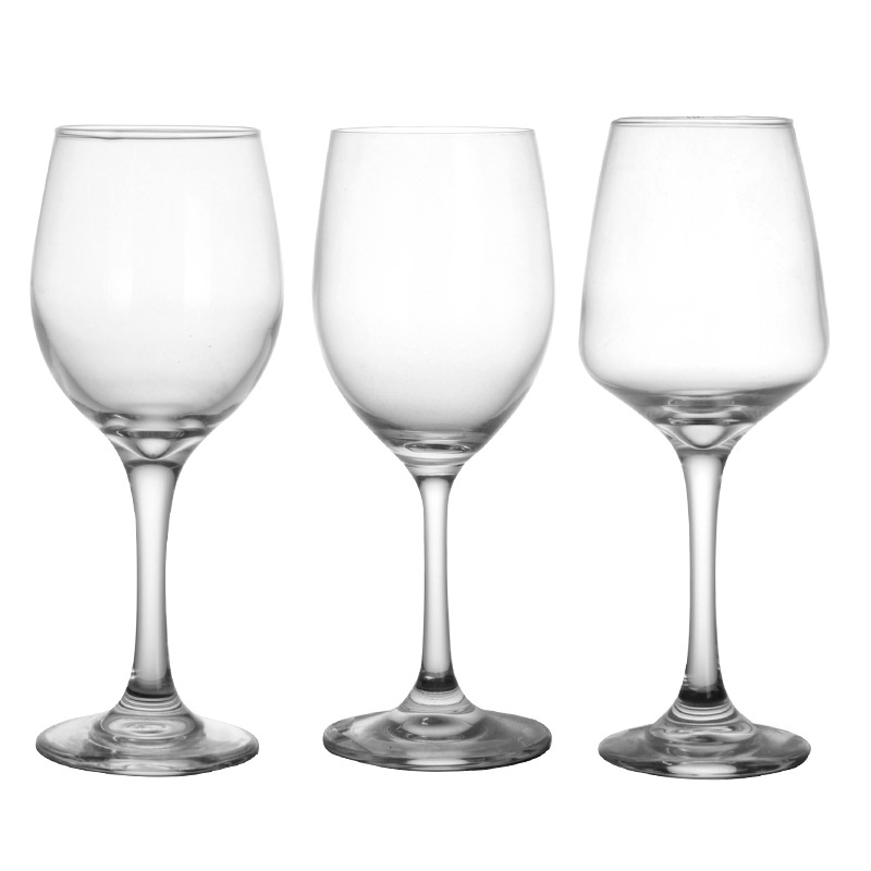 Kristalni set čaša za vino, europski stil, jednostavan dizajn, mogućnost prilagođenog logotipa
