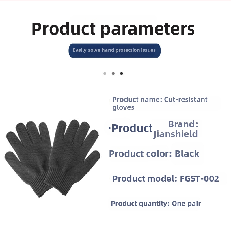 Hard Shield proti porezu rukavice s jadrom z oceľového drôtu, zosilnené, päťstupňový taktický dizajn pre bezpečnosť a záchranu