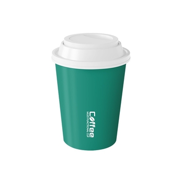 Многофункционален офисен комплект с кутия за химикалки и чаша за кафе, модел 1101, пластмасов, кръгъл, без лого