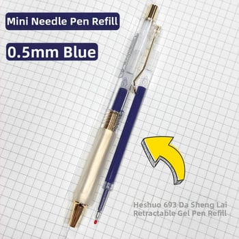 Heshuo náplň pre tlakové pero, plastové telo, šírka čiary 0,5 mm, model Refill, balenie v sáčku